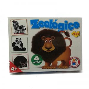 Puzzle Zoologico x4 16-25 Piezas