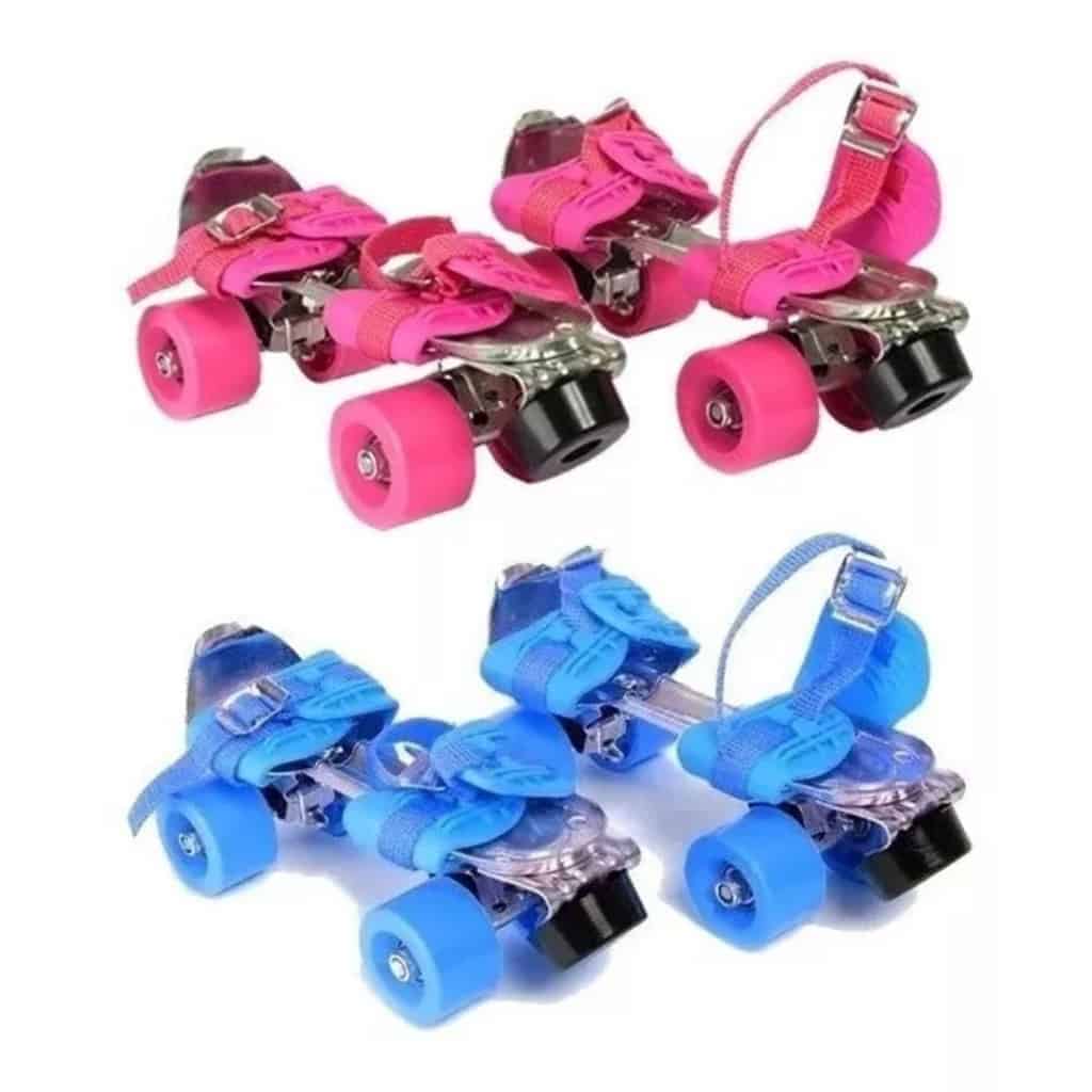 Patines 4 ruedas extensibles para niños con ruedas de PVC