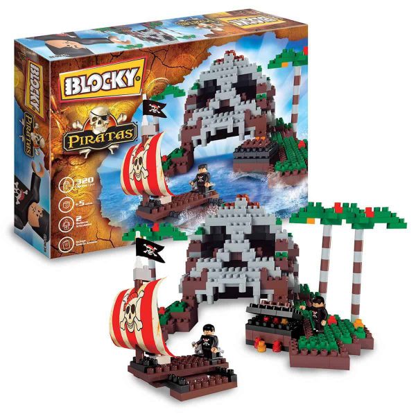 Blocky Piratas con balsa 320 piezas