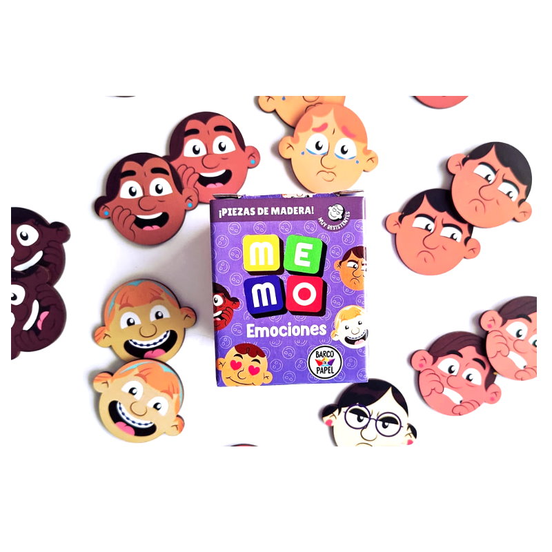 Juego De Memoria Me Mo - Emociones - ABACO Juguetería