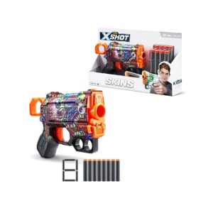 Pistola X-shot Menace Skins 8 Dardos